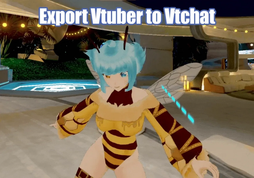 Export Vtuber to Vrchat by glitter_azul (@glitter_azul)
