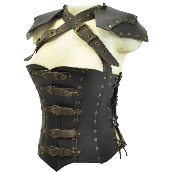 Armor Corset With Pauldrons - Medieval Collectibles