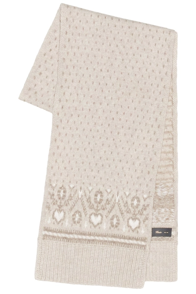 KHAITE Lucerne Scarf in Ivory