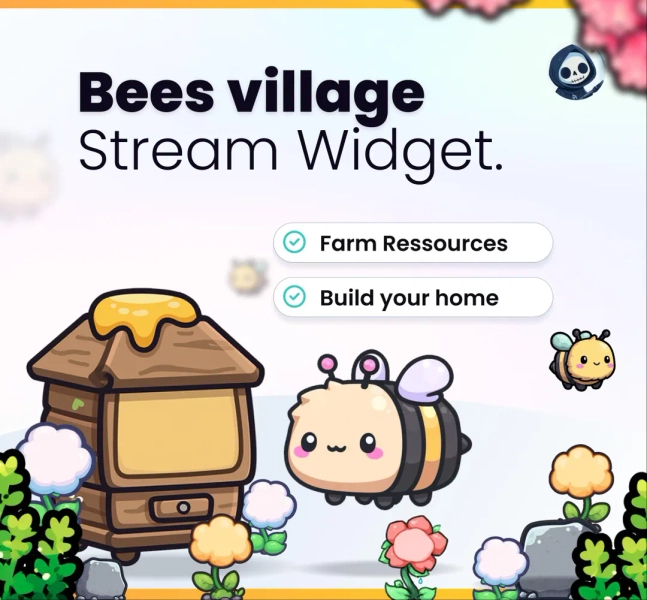 Stream Widget - Bees Village