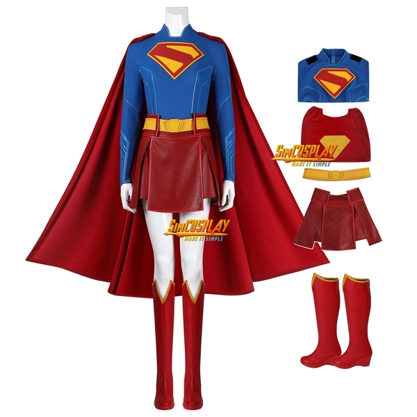 Superhero Legacy Girl of Steel Cosplay Costume Top Level
