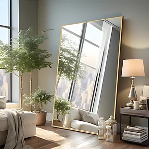 LuminareView Rectangular Framed Bathroom Wall Mirror