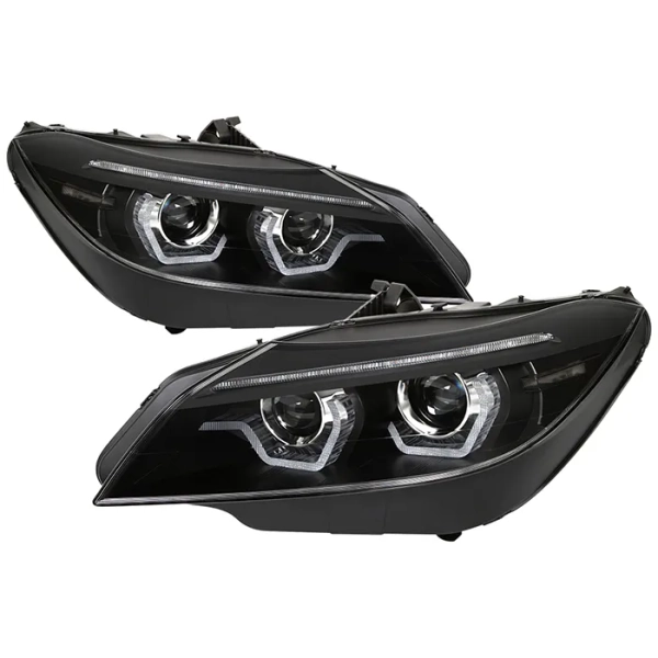 Spyder Auto Signature Projector Headlights Xenon HID Black for BMW Z4 2009-2013