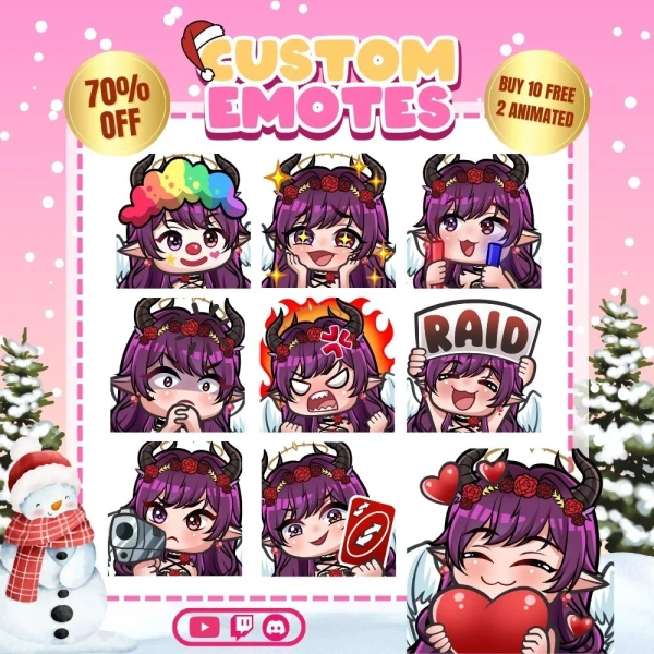 Custom Twitch Emotes | Animated Emotes | Twitch Emote for streamer | YCH | Animal Emotes | Sticker Emote | Twitch Emotes | Spring Emotes
