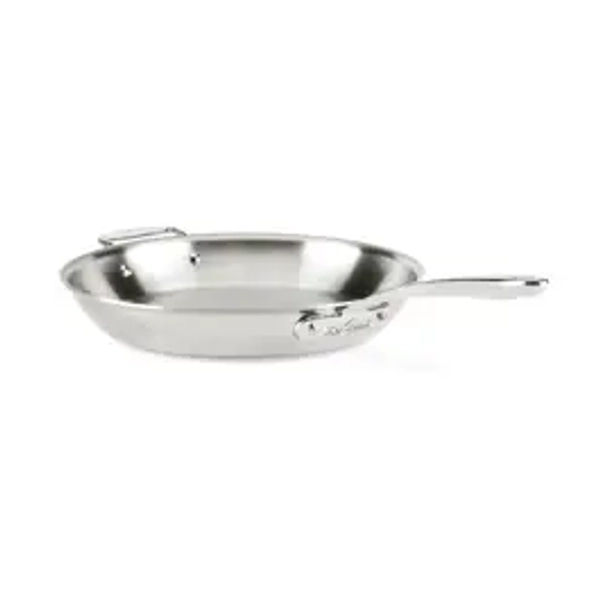 D3 Stainless Everyday 3-ply Bonded Cookware; Skillet; 12.5 inch