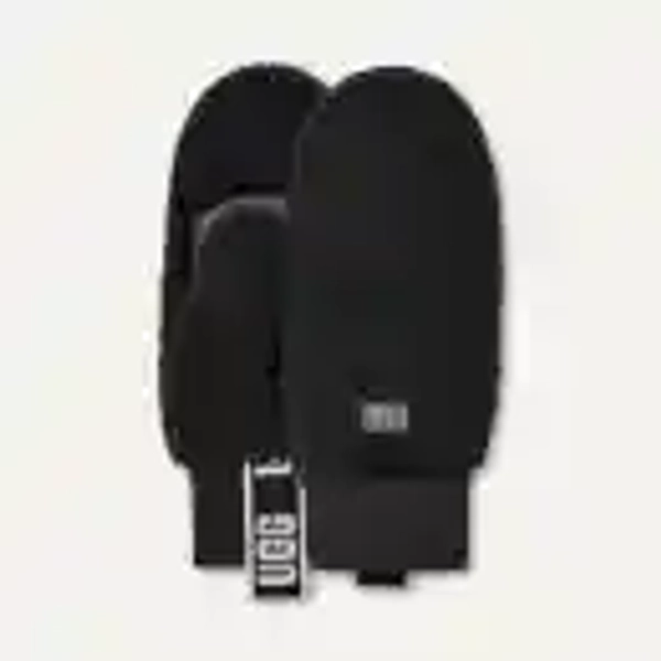 Women's UGGfluff Mitten With Logo Tape