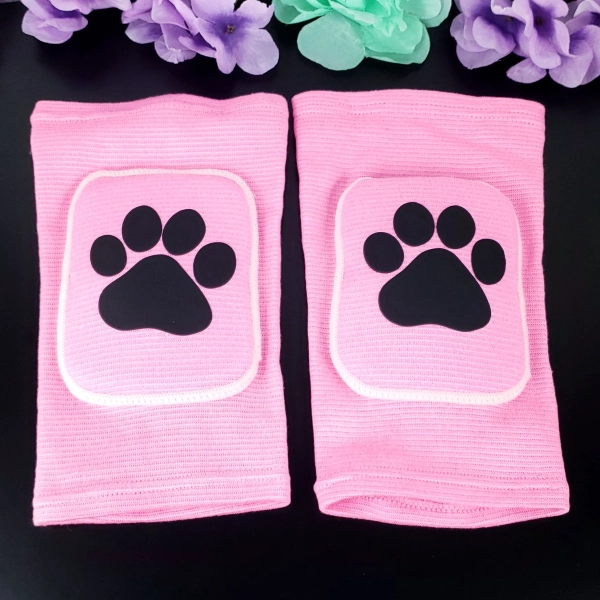 Pink Paw Knee pads - Pole Dancing Knee Protection Paws for Pet play and Animal Roleplay | Cosplay Cute Pretend Play Accessories Ideas