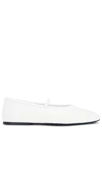 Tony Bianco Martinez Flat in White. - size 11