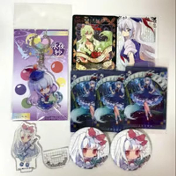 Touhou Project Keine Kamishirasawa Wafer Can Badge Acrylic Keyholder