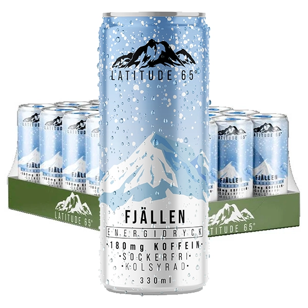 24pcs x 330ml Energy Drinks | Latitude 65 Fjällen 