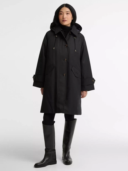 Barbour Harleigh Waterproof Jacket, Black/Shadow