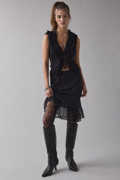 Gretta Rose Pointelle Sheer Tights