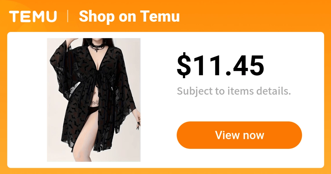 women bat print sheer mesh kimono cover flare long sleeve v - Temu