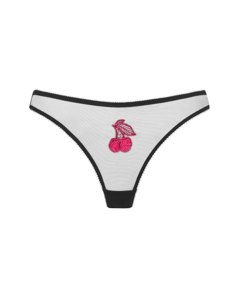 Perri Panty in Black/Fuchsia | By Agent Provocateur