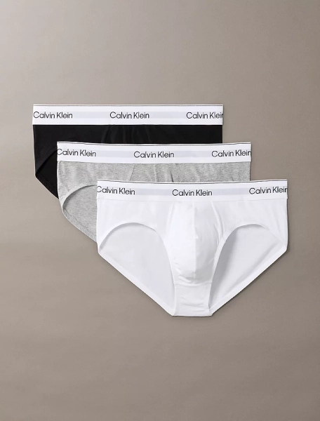 3 Pack Hip Briefs - Icon Cotton Stretch