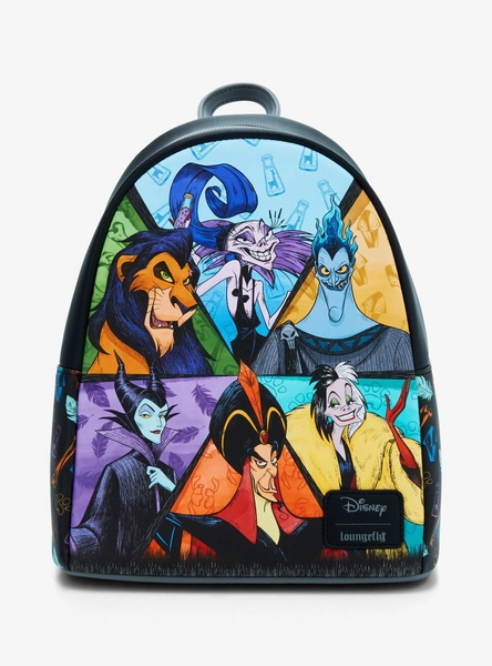 Loungefly Disney Villains Group Mini Backpack