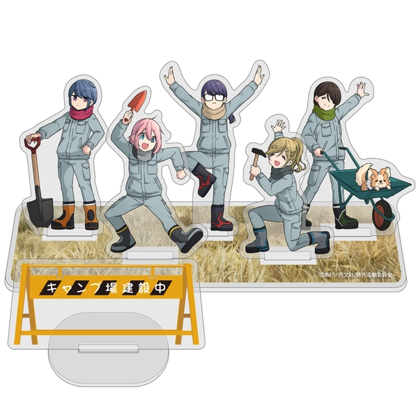 Yurucamp Movie Acrylic Stand [Large]
