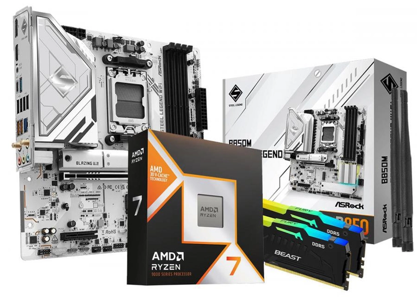 ASRock B850 Ryzen 7 X3D Gamer Bundle
