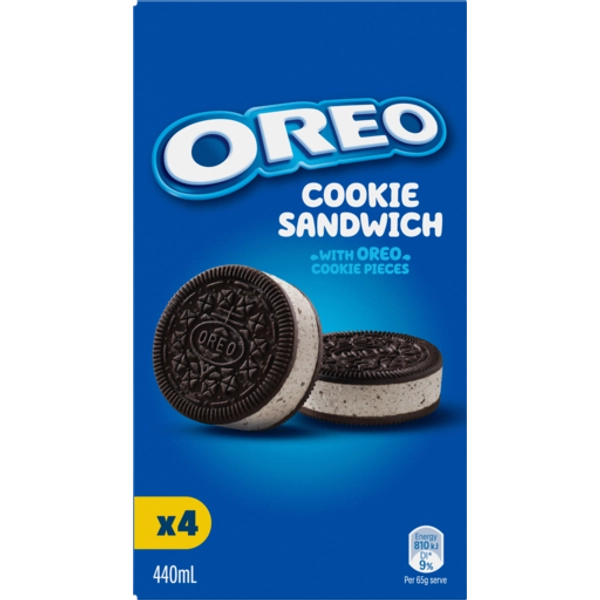Oreo Ice Cream Cookie Sandwich 4 Pack