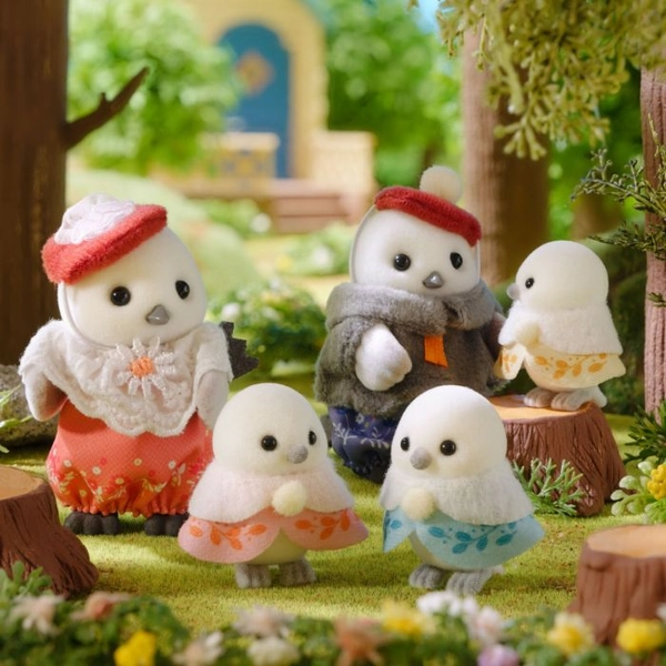 Fairy Snow Bird Family