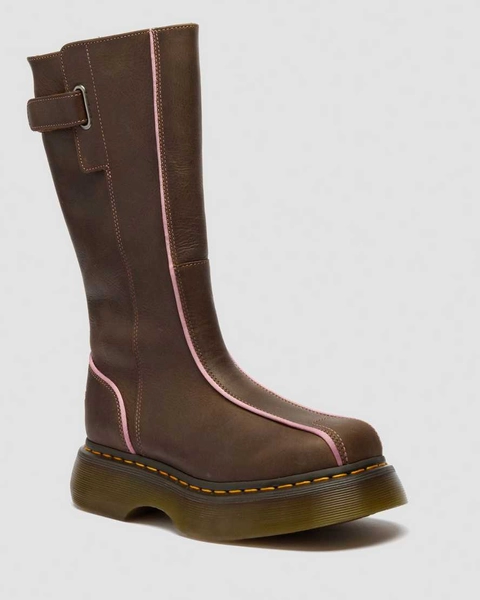 DR MARTENS Buzz Hi Wyoming Leather Boots