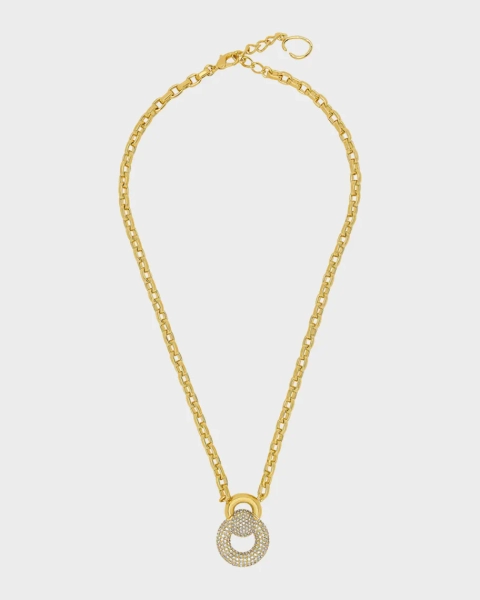 Rhinestone Drop Necklace