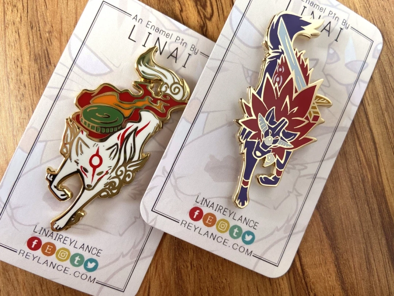 Amaterasu, Oki - Okami Enamel Pin - Etsy