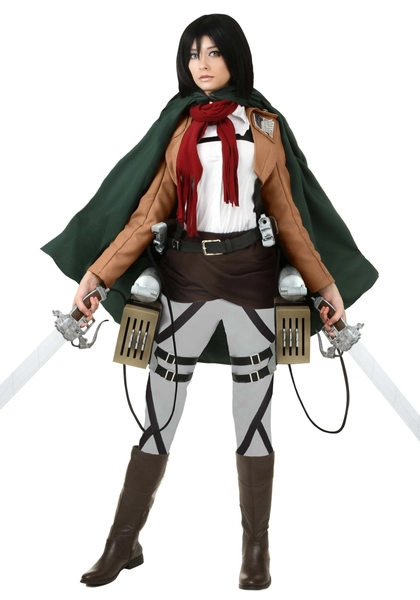 Deluxe Attack on Titan Mikasa Costume | Women's Cosplay Costume