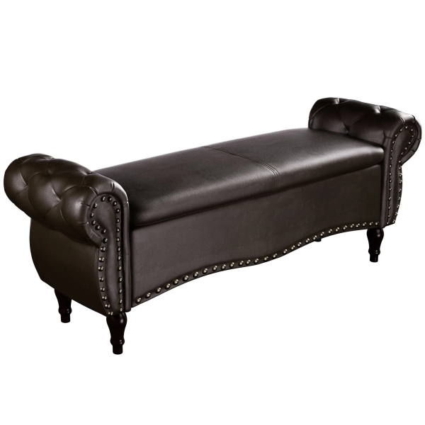 Tolkyn 51.5" Length Upholstered Bench & Ottoman
