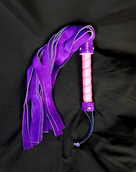 Suede Flogger — Maximus Leather Works - Handcrafted Leather Products