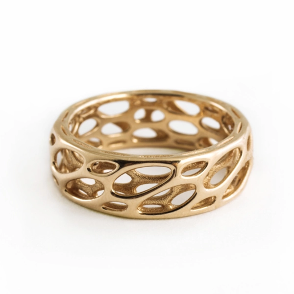 Gold Thin Ring, 14k