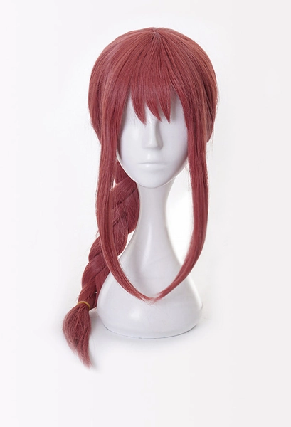 Chainsaw Killer Makima Rose Color Twist Braids Cosplay Wig