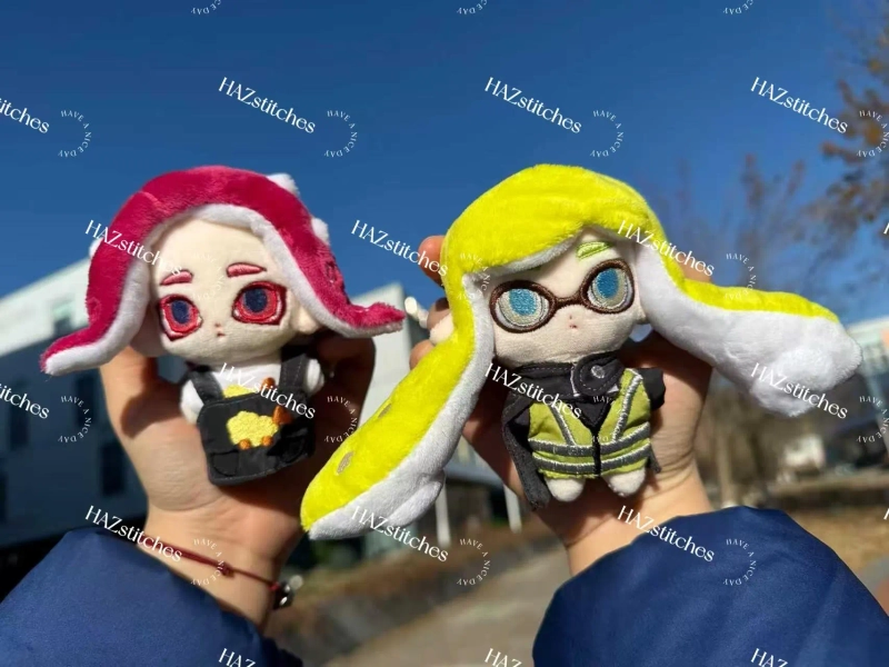 Agent 3 Plush Agent 8 Plush Splatoon Captain Stuffed Toy Doll