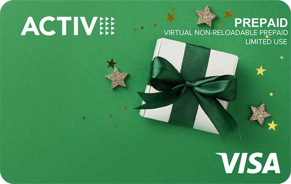 Activ Visa Prepaid eGift Card