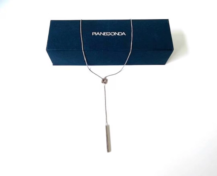 PIANEGONDA Vintage 1990 Silver Necklace 925 Silver Necklace - Etsy