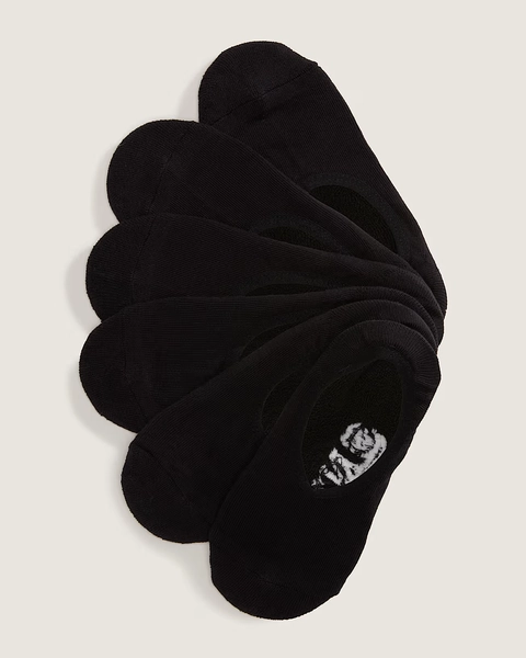 Classic No Show Socks (3 pairs) in Black| Vans UK