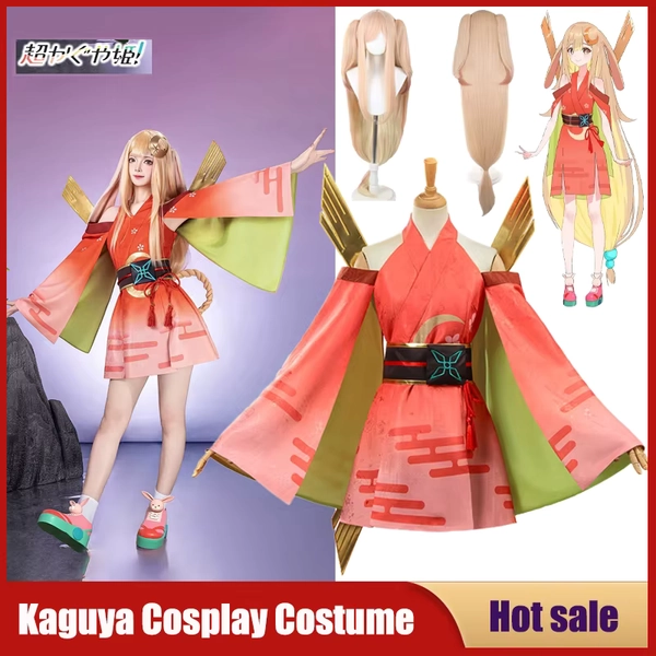 Anime Cosmic Princess Kaguya Cosplay Costume Kaguya Yachiyo Runami Kimono Wig Set Party Stage Carnival Women Cosplayer Dress - AliExpress 200000532