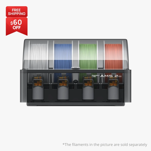 Bambu Lab AMS 2 Pro + Upgrade Kit with A1 Hub