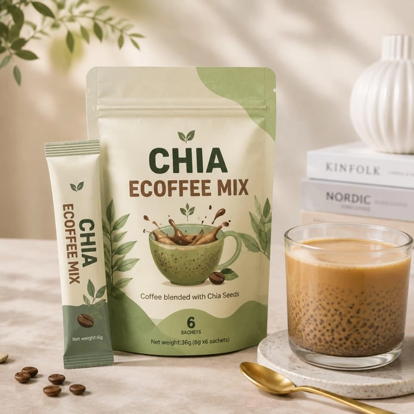 TEMU Zotye Chia Coffee Mix – Instant Coffee Drink Powder With Chia Blend, Smooth Taste, Rich Aroma And Convenient Single-serve Packs For Everyday