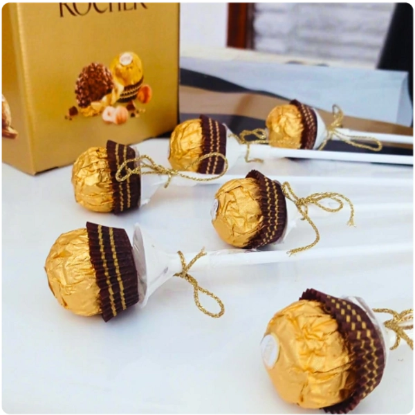 Bombones Ferrero Rocher x 6 unidades (en palito para Ramos)