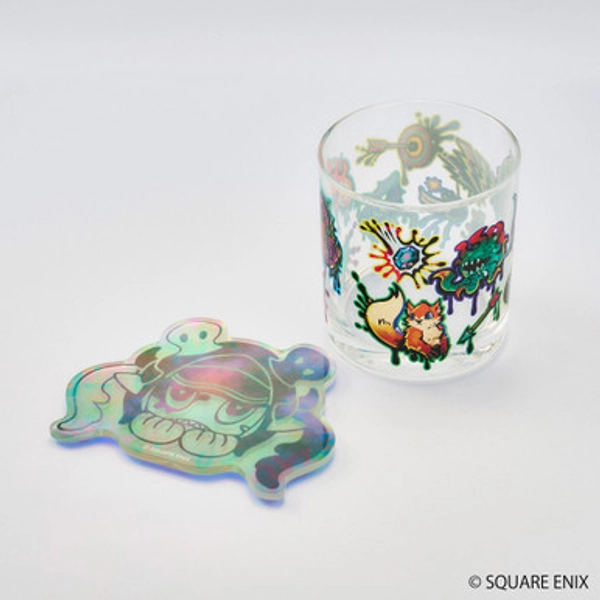 FINAL FANTASY XIV Glass & Coaster Set - Sugar Riot