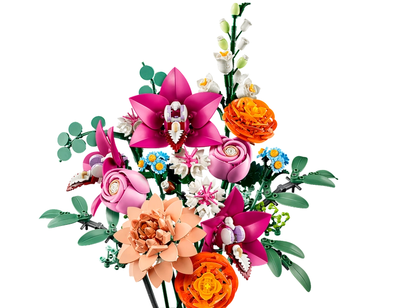 Le joli bouquet de fleurs roses