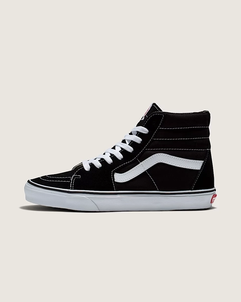 Vans | Sk8-Hi Black/Black/White Classics Shoe