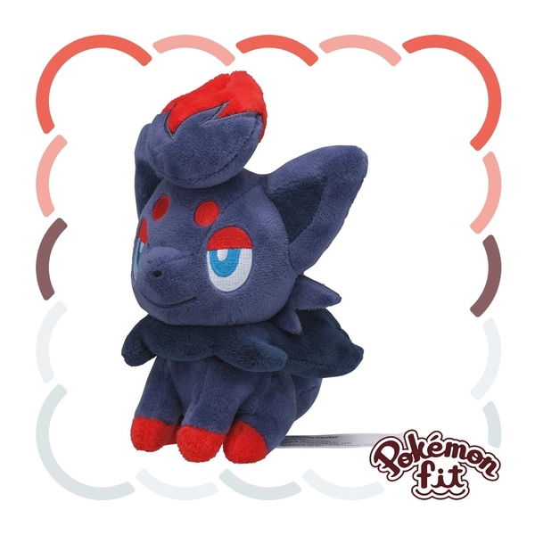 Zorua Plush Pokemon Fit Sitting Cuties Center Exclusive New w/ Tag Original