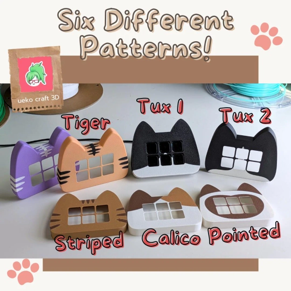 Cat Patterned Stream Deck Cover