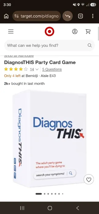 DiagnosTHIS Party Card Game