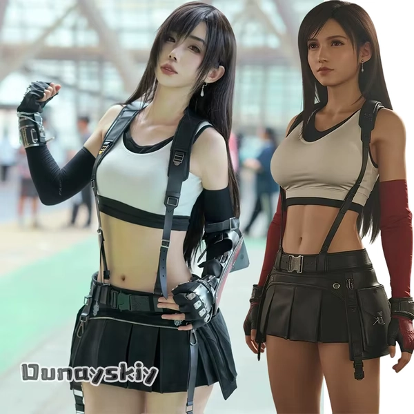 FULL Tifa Lockhart cosplay | aBNNS*@Cosplay Anime Game Final VII Remake Fantasy Tifa Costume Standard Version Adult Women Girls Halloween Masquerade Woman - AliExpress