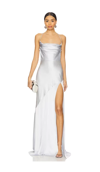 Emery Embellished Silk Dress