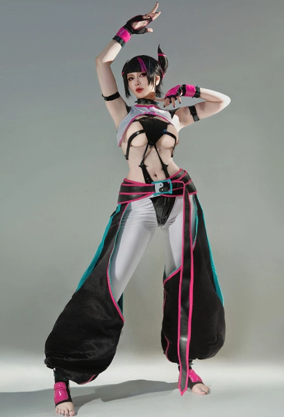 Street Fighter 6 Juri Cosplay Costume 