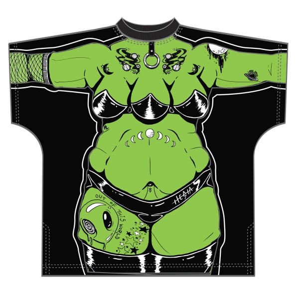 Black annie body tee — HESTA